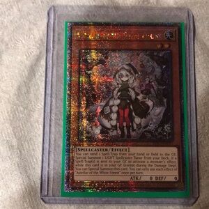 YU-GI-OH! Card. Asteller of the white forest (QCR)